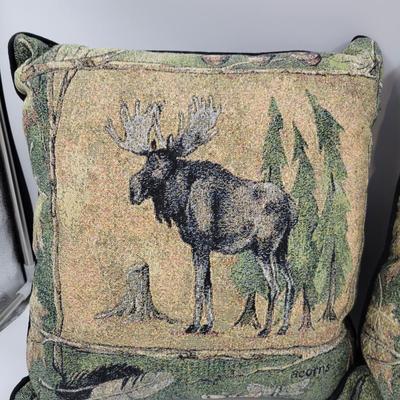 PURE COUNTRY WEAVERS MOOSE DECORATIVE PILLOWS