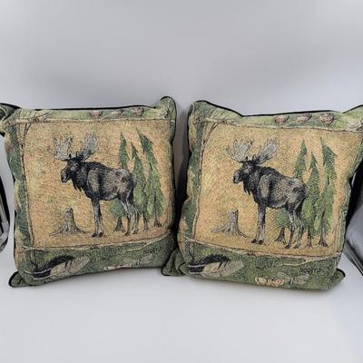 PURE COUNTRY WEAVERS MOOSE DECORATIVE PILLOWS