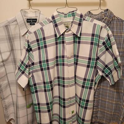 Men's Sz M Shirts Brooks Bros, Ralph Lauren and More (GBC-DW)