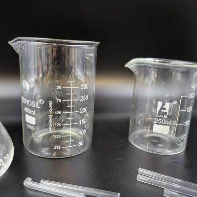 VINTAGE SCIENCE BEAKER & ACCESSORIES BUNDLE #2