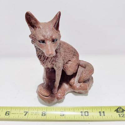 1993 RED MILL FOX FIGURINE #373