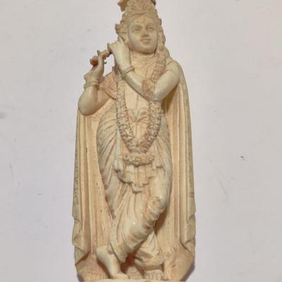 AMAZING HINDU GOD FIGURINE WOOD? STATUE