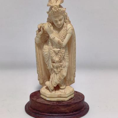 AMAZING HINDU GOD FIGURINE WOOD? STATUE