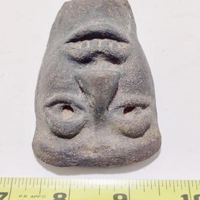 MAYAN FACE PRE COLUMBIAN ART FIGURE HEAD REPRODUCTION