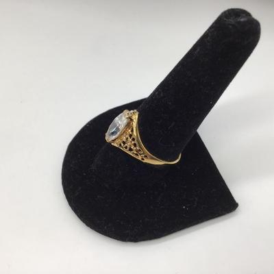 Gold Plated Cocktail Ring