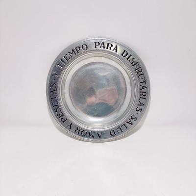 AMERICAN INSPIRATIONS BY WILTON ARMETALE PEWTER HOLLOWARE PLATE