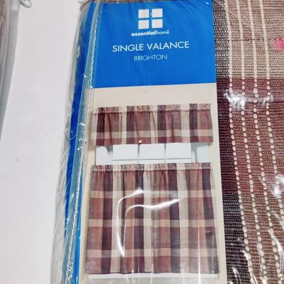 CUTE COUNTRY STYLE CURTAIN VALENCE BUNDLE 3 PCS