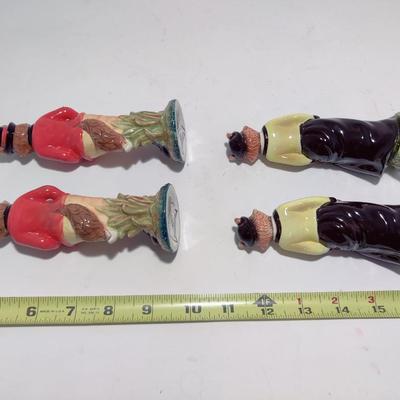WINTERTHUR FOX SALT AND PEPPER SHAKERS, BRAND NEW 2 SETS