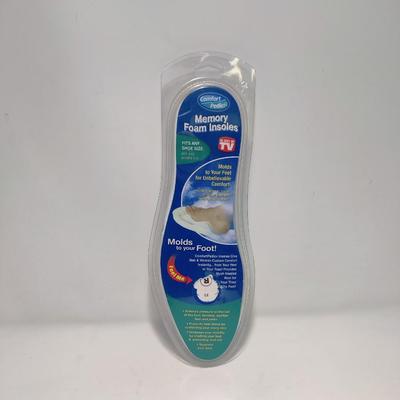 AS SEEN ON TV COMFORT PEDIC MEMORY FOAM INSOLES
