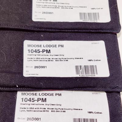 FANTASTIC MOOSE LODGE FABRIC PLACEMATS 3 PCS