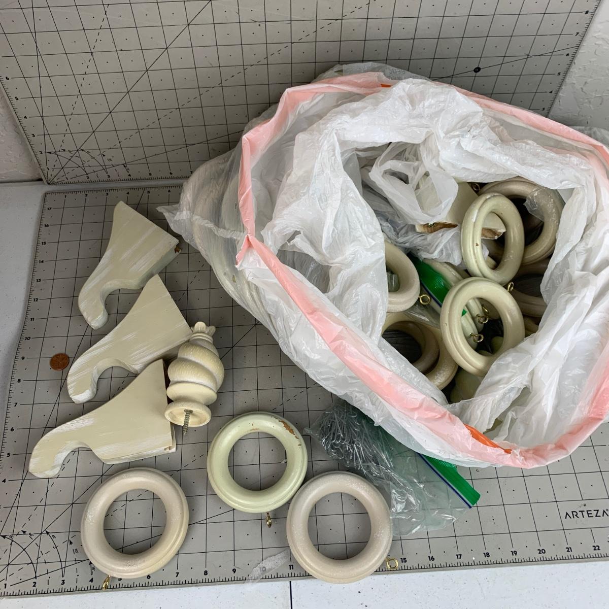 Speedy Network Centre Supports, White, 12 Loose Pack