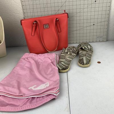 #133 Handbag, Workout Shorts & Shoes