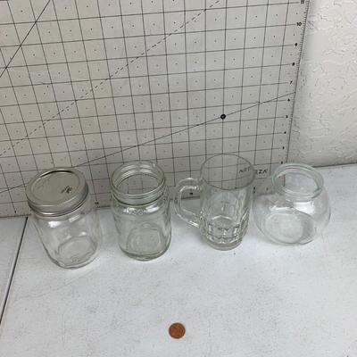 #174 Mason Jar & Other Glass Mugs