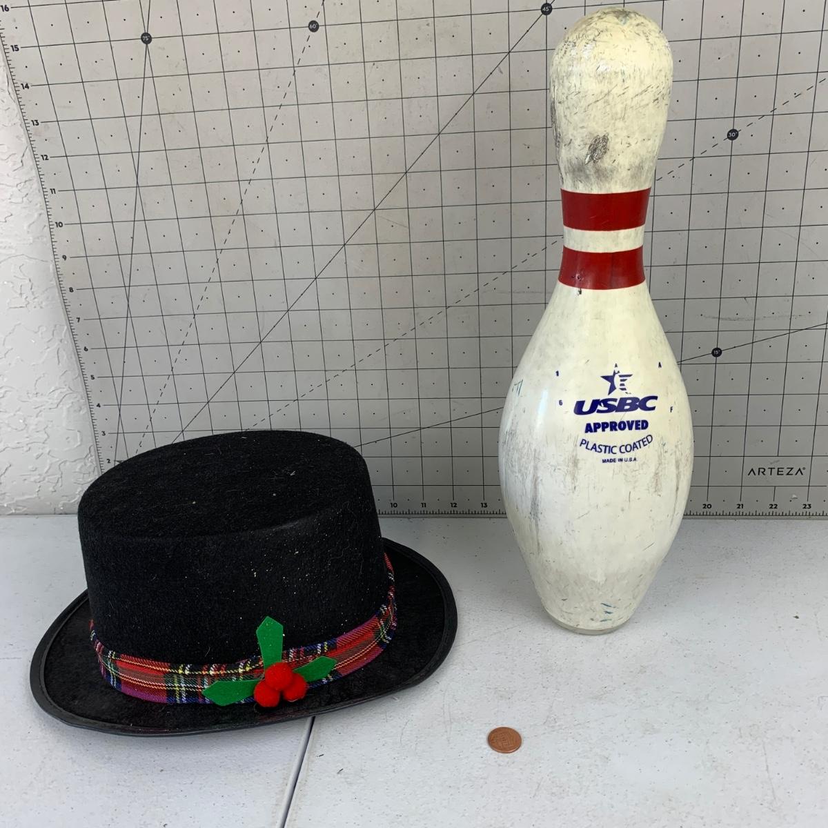 224 Christmas Hat & Bowling Pin