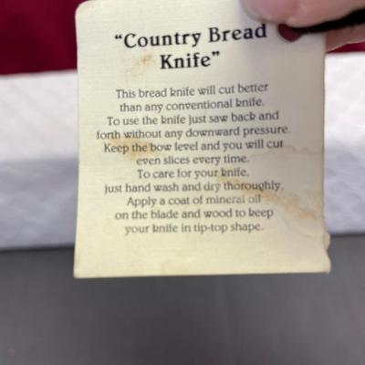 Country bread knife