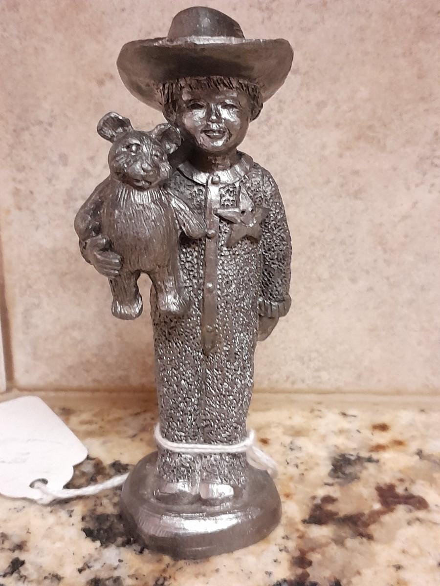 SIGNED AND NUMBERED RICKER PEWTER COLLECTABLES