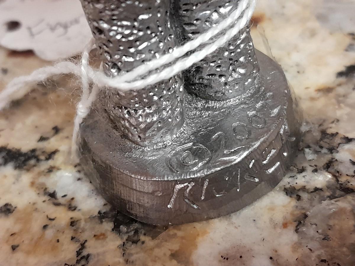 SIGNED AND NUMBERED RICKER PEWTER COLLECTABLE FIREMEN