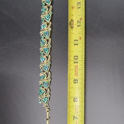 BEAUTIFUL VINTAGE BEJEWELED CHOKER NECKLACE