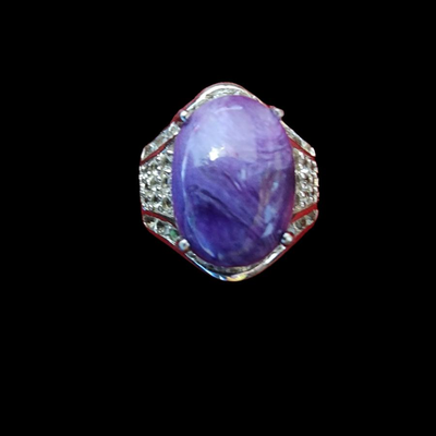 Sterling Silver Purple Stone Ring Jewelry