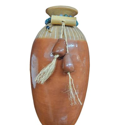 Brown Pottery/Vase 9/5