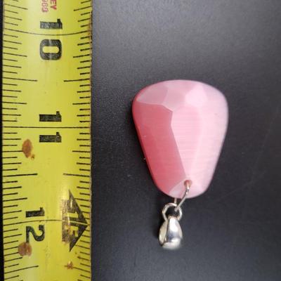 BEAUTIFUL PINK ROSE QUARTZ PENDANT