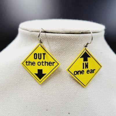 IN ONE EAR & OUT THE OTHER EARRINGS