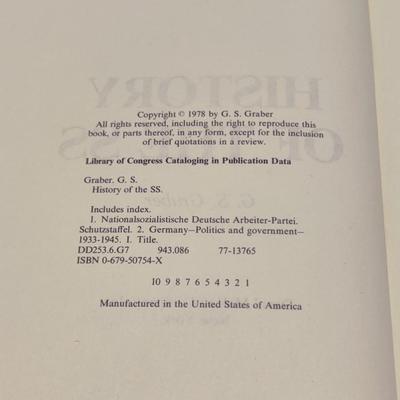 1978 THE HISTORY OF THE SS