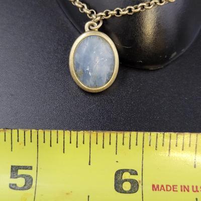 KENNETH COLE GOLD TONED MATTE STONE BRACELET