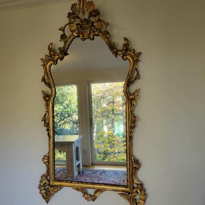 Ornate Gold Leaf Mirror (P-DW)