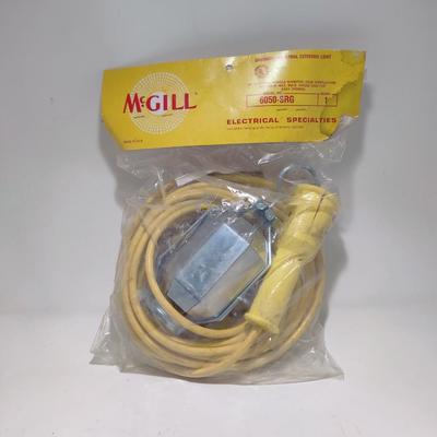 NEW MCGILL GROUNDED INDUSTRIAL EXTENSION LIGHT 16G 50'