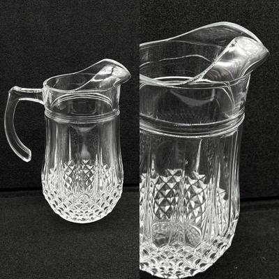 Set Of Three (3) ~ Crystal Glass Vases