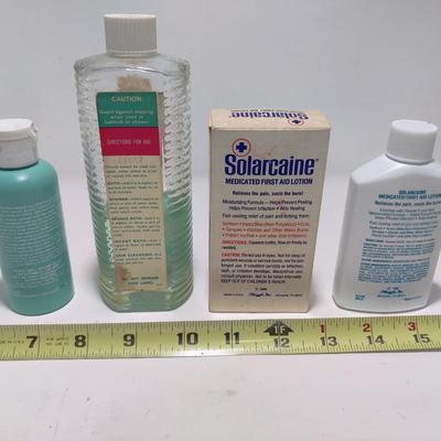 VINTAGE BATHROOM GOODIES SOLARCAINE ALPHA KERI BUNDLE