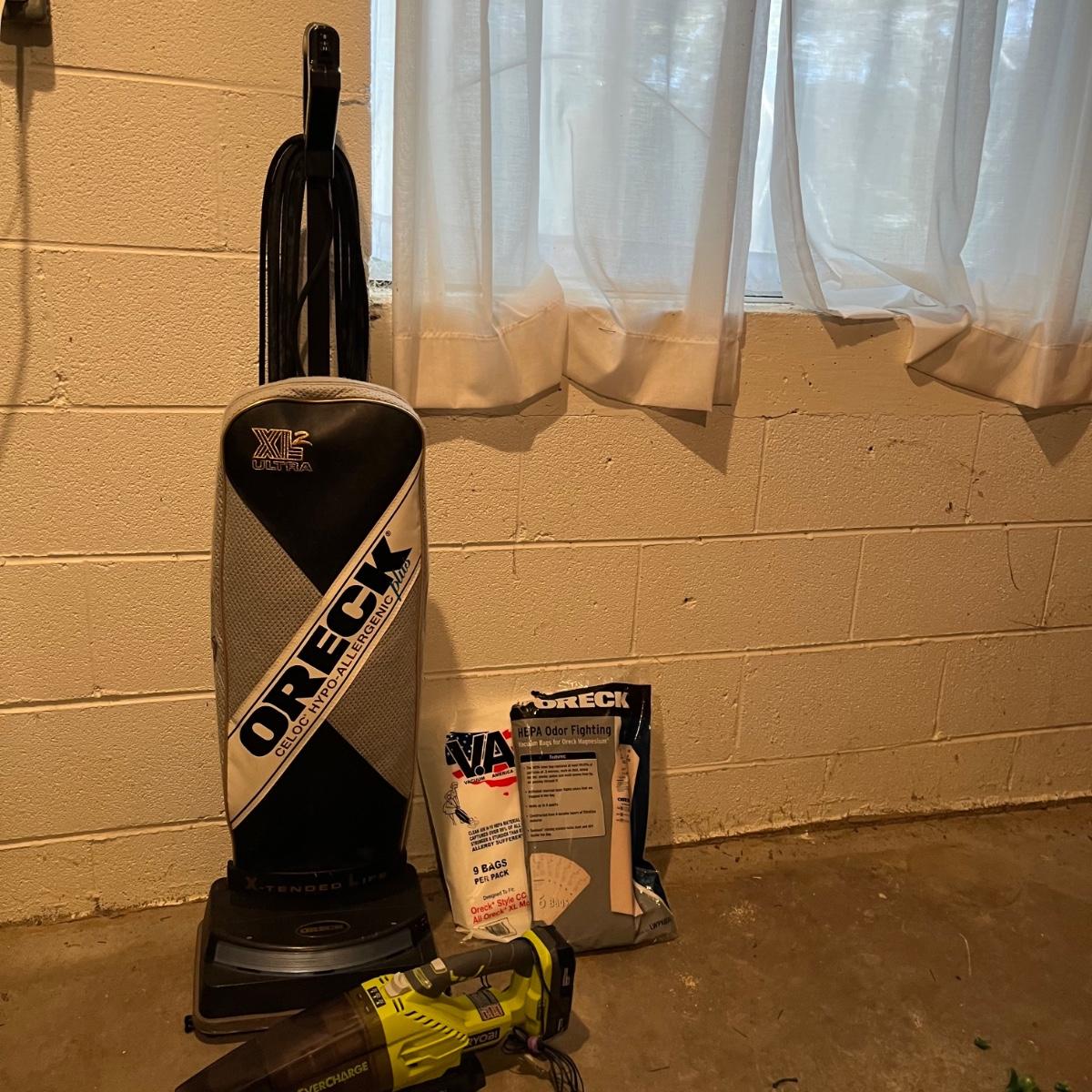 Oreck XL2 Ultra Vacuum & Ryobi Evercharge Cordless Hand Vacuum (SMG