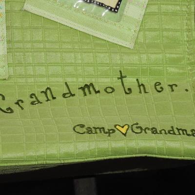 Camp grandma photo tote