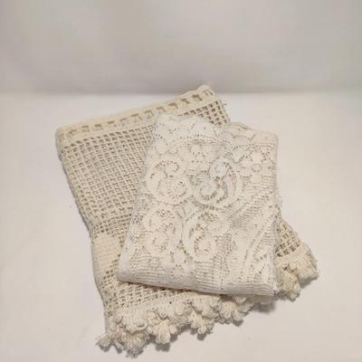 LOVELY LACY FABRIC PIECES BUNDLE