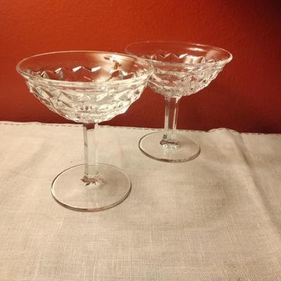 Champagne/Tall Sherbet American Clear by FOSTORIA