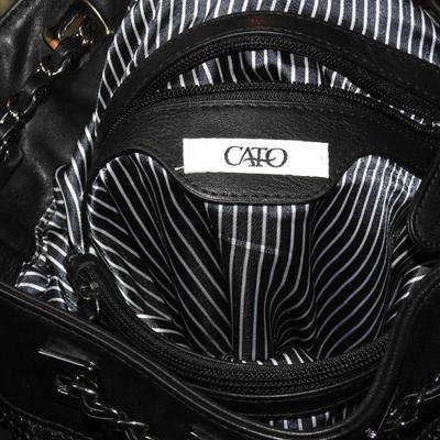 Cato large shiny sequin shoulder bag
