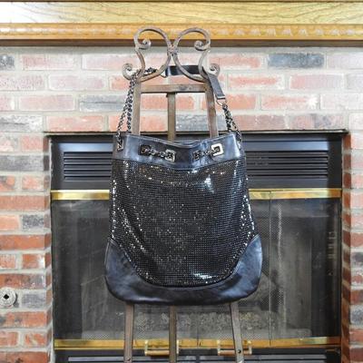 Cato large shiny sequin shoulder bag