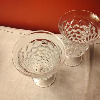 Footed Ice Tea Goblets American Clear by FOSTORIA