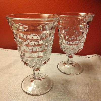 Low Water Goblet American Clear by FOSTORIA