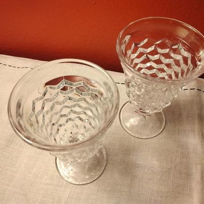 Low Water Goblet American Clear by FOSTORIA