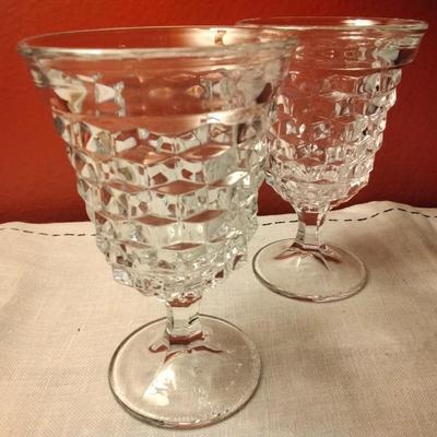 Low Water Goblet American Clear by FOSTORIA