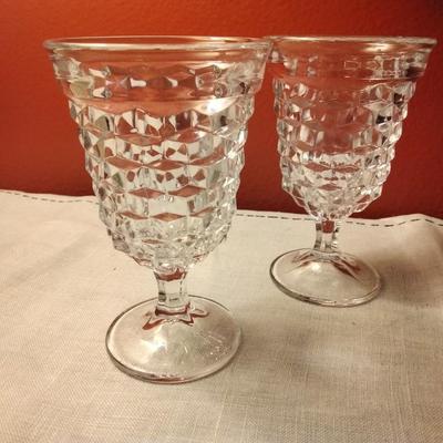 Low Water Goblet American Clear by FOSTORIA