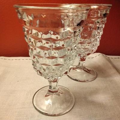 Low Water Goblet American Clear by FOSTORIA