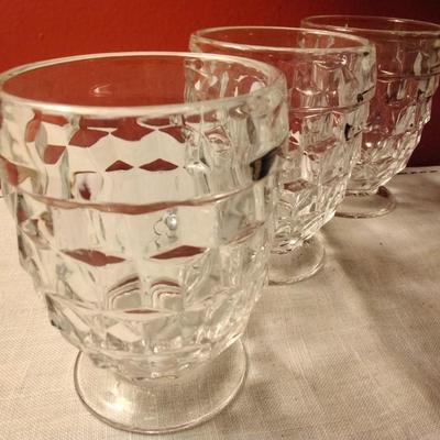 Footed Flared American Clear by FOSTORIA