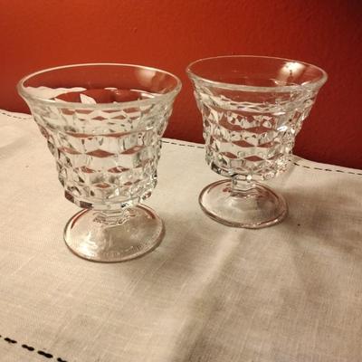 Footed Fruit Cocktail American Glass by FOSTORIA
