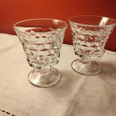 Footed Fruit Cocktail American Glass by FOSTORIA