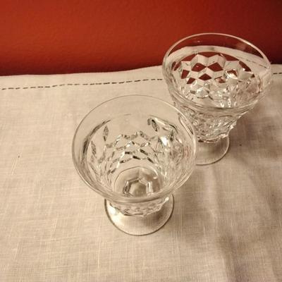 Footed Fruit Cocktail American Glass by FOSTORIA