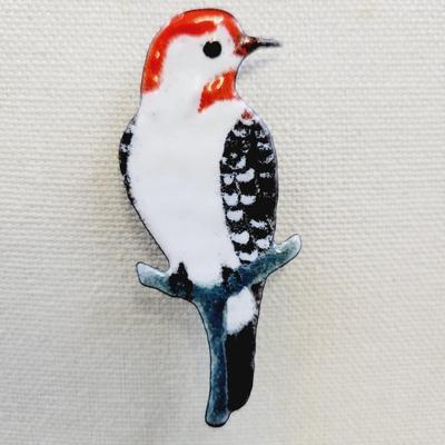 CUTE WOODPECKER PIN