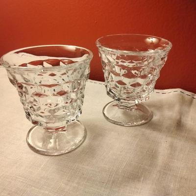 Footed Fruit Cocktail American Glass by FOSTORIA